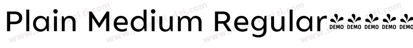 Plain Medium Regular字体转换